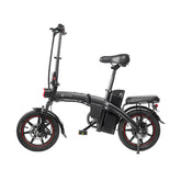DYU A5 14" Electric Bike - 350W Motor 48V7.5Ah Battery 40KM Range Disc Brakes - Black